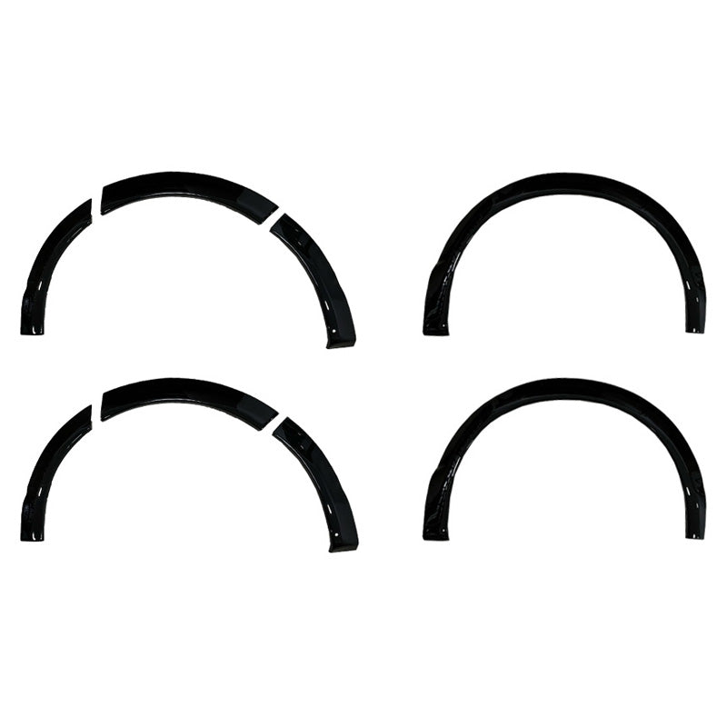 OneWay, Skærmkanter i Glossy Sort, Passer til Volkswagen Transporter T6 (2015-2019), 8-delt sæt