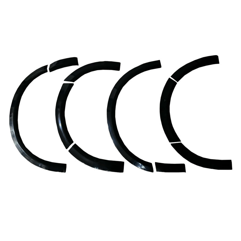 OneWay, Skærmkanter, Glanssort, Passer til Volkswagen Transporter T6 (2015-2019), Lang akselafstand – 10 stk. sæt