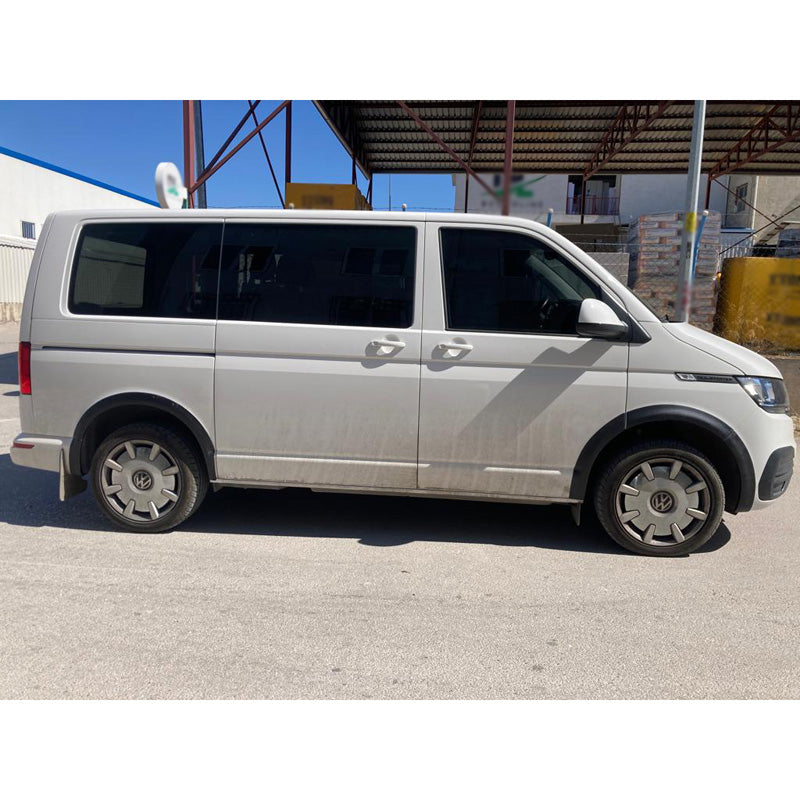 OneWay, Skærmkanter, ABS-plast, Mat Sort, Passer til Volkswagen Transporter T6.1 (2020-2022), Kort akselafstand, Højre skydedør