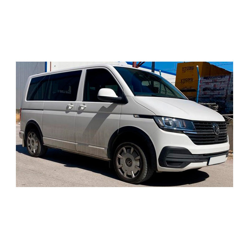 OneWay, Hjularktrim sæt, Mat Sort, Passer til Volkswagen Transporter T6.1 (2020-2022), Kort akselafstand/Skydedør venstre