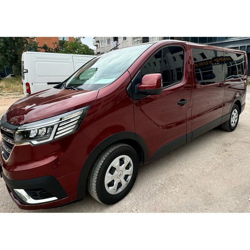 OneWay, Sæt hjulkasser trim, Mat sort, Passer til Renault Trafic 2022-, 8 dele