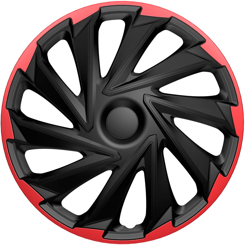 AutoStyle Set wheel covers Misano R 14-inch black/red