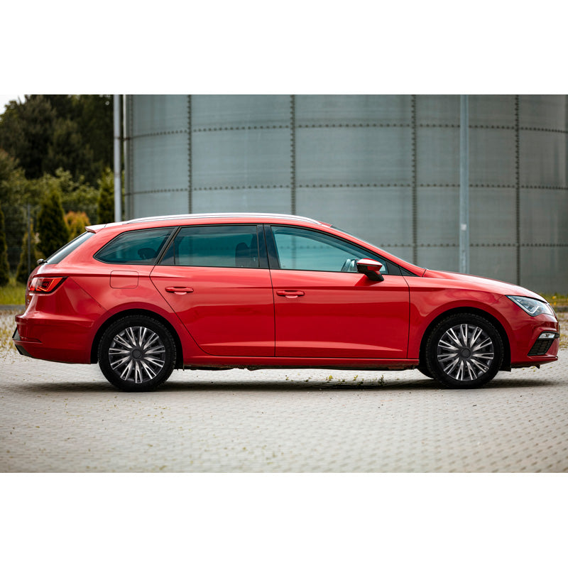 AutoStyle, Hjulkapsler, Copra alu/sort, 4 stk, 14-tommer