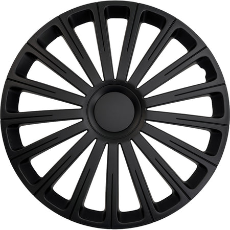 AutoStyle, Hjulkapsler 'Radical', 15-tommer, Sort, 4 stk