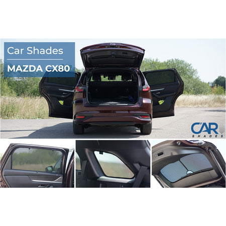 Car Shades, Solgardin, passer til Mazda CX-80 (2024-), 6-dele