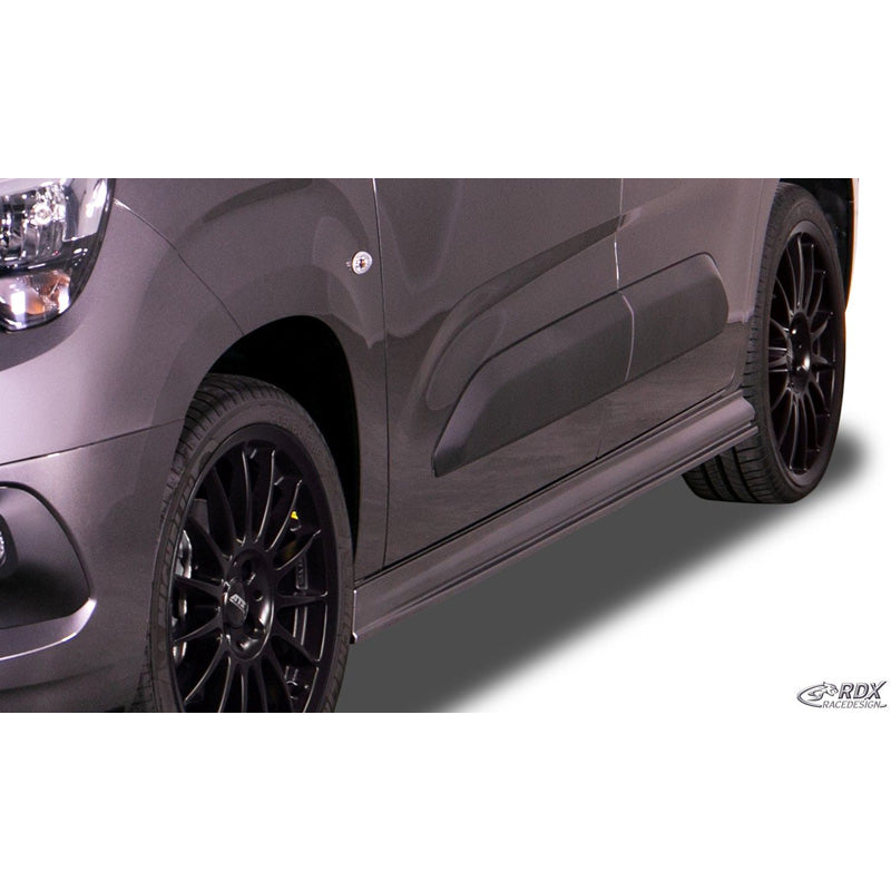 RDX RaceDesign, sidokjolar, passar Opel Combo MPV 2018- 'Edition' (ABS)