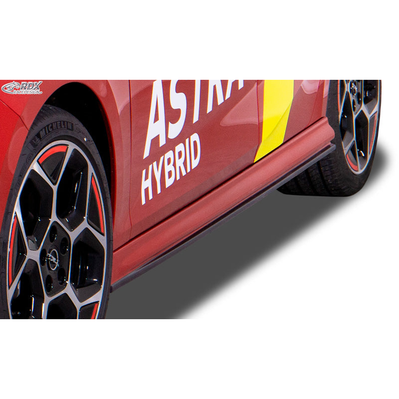 RDX RaceDesign, sidokjolar, passar Opel Astra L Hatchback 2021- 'Edition' (ABS)