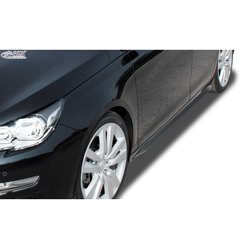 RDX Racedesign, Sidokjolar, Slim, passar Peugeot 308 HB (Typ L) 2017- (ABS blanksvart)