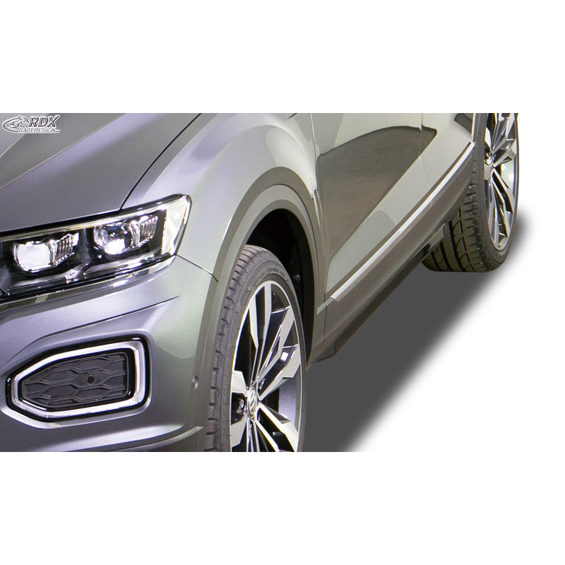 RDX Racedesign, Sideskørter 'Slim', passer til Volkswagen T-Roc 2017- (ABS glossy black)