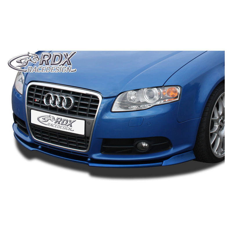 RDX Racedesign, Front spoiler Vario-X, passer til Audi A4 8E/B7 S-Line/S4 2005-2008 (PU)