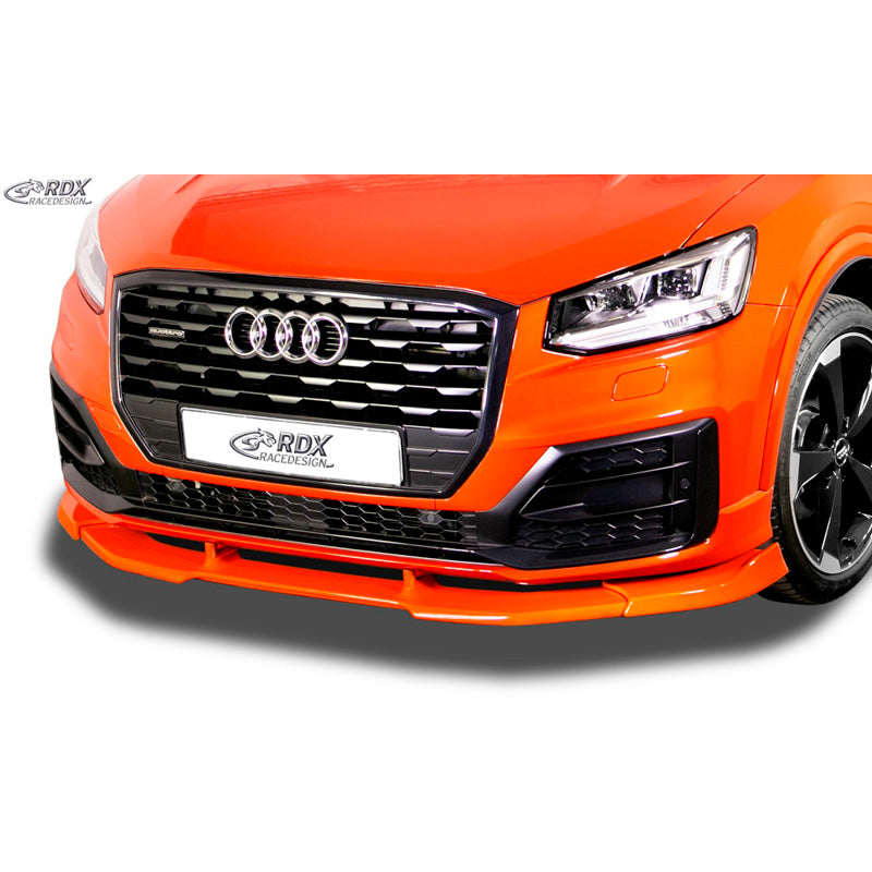 RDX Racedesign, Front spoiler Vario-X, passer til Audi Q2 S-Line 2016- (PU)