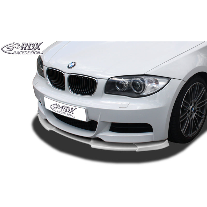 RDX Racedesign, Front spoiler Vario-X, passer til BMW 1-Series E82/E88 Coupé/Cabrio 'M-Package' (PU)