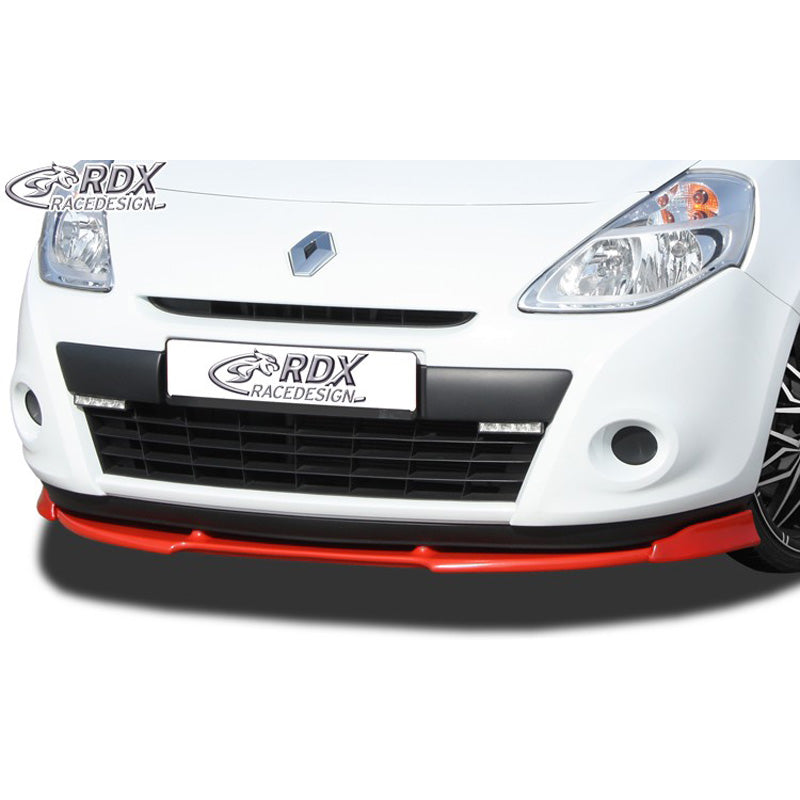 RDX Racedesign, Frontspoiler Vario-X, Passer til Renault Clio III Phase 2 (2009-2012), Ubehandlet PU