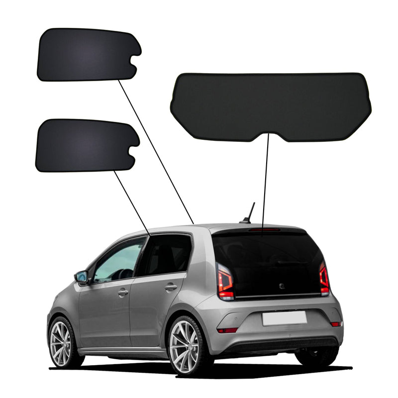 SunClip Privacy & Sun protection suitable for Volkswagen Up! & Seat Mii & Skoda Citigo 5-doors 2011-