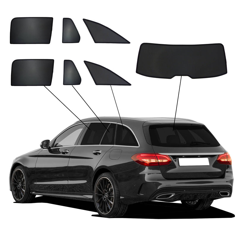 SunClip Privacy & Sun protection suitable for Mercedes C-Class W205 Kombi 2014-2021