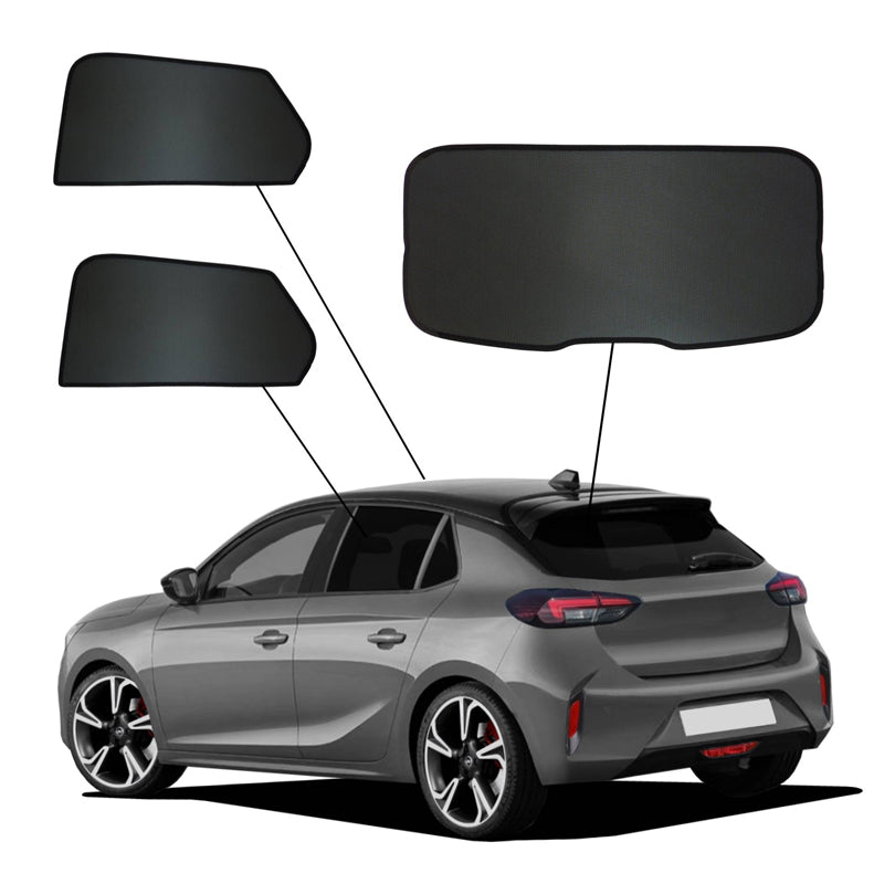 SunClip Privacy & Sun protection suitable for Opel Corsa F 5-doors 2019- incl. Corsa-e