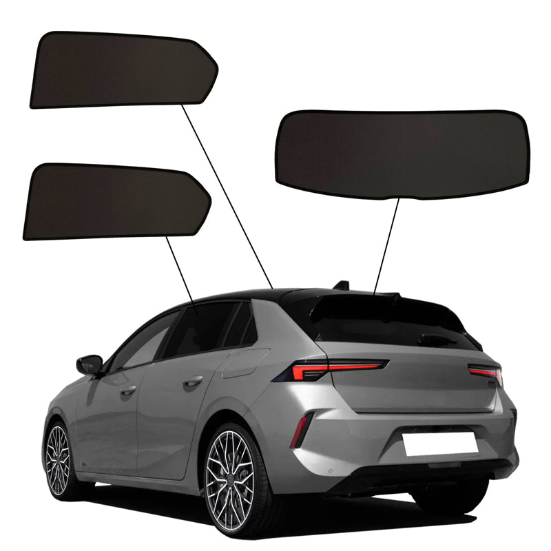 SunClip, Solgardin, Privacy & Solbeskyttelse, passer til Opel Astra L HB 5-dørs (2021-)