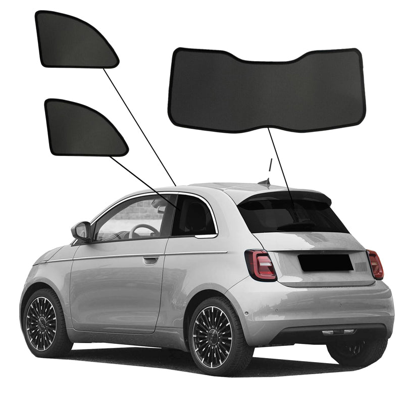 SunClip Privacy & Sun protection suitable for Fiat 500e (332) 2020- excl. 3+1