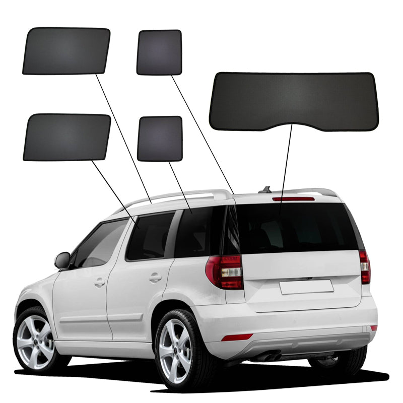 SunClip Privacy & Sun protection suitable for Skoda Yeti (5L) 2009-2017