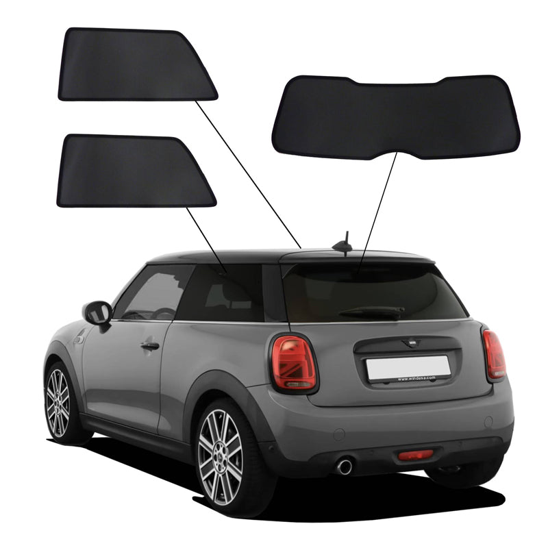 SunClip Privacy & Sun protection suitable for Mini F56 One/Cooper/S 3-doors 2014-2024