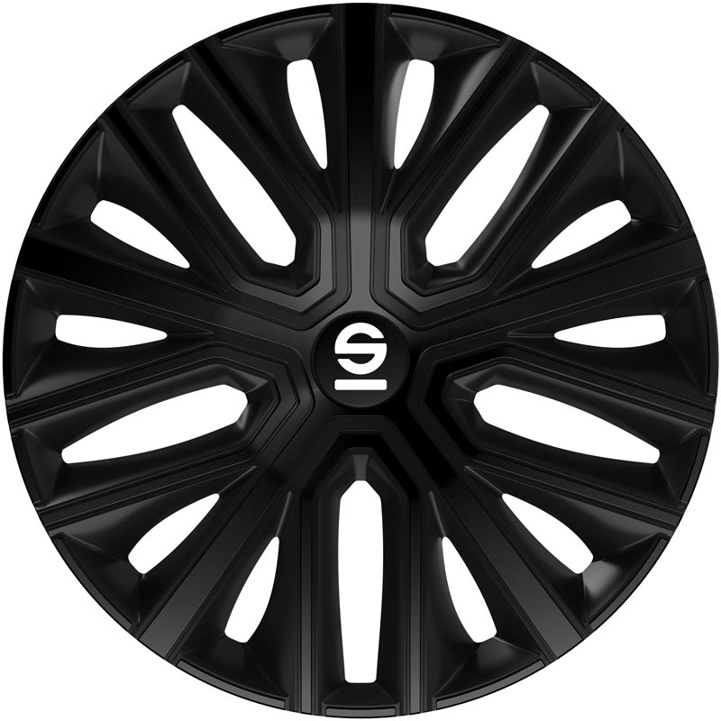 Sparco Wheel Covers Modena - 14-inch - Black - Set of 4 pieces
