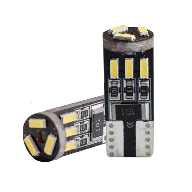 Simoni Racing, 8-LED T10 Ultrawhite Light - 3W - Set med 2 st.