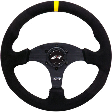 Simoni Racing, Sportsrat, Sort Ruskind, Diameter 330mm