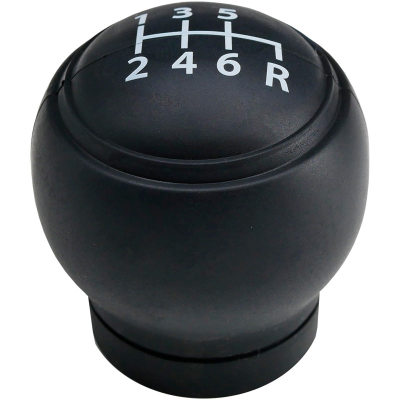 Simoni Racing Gear Knob Cover - Black Silicone - 6-Speed + Right-Hand Reverse