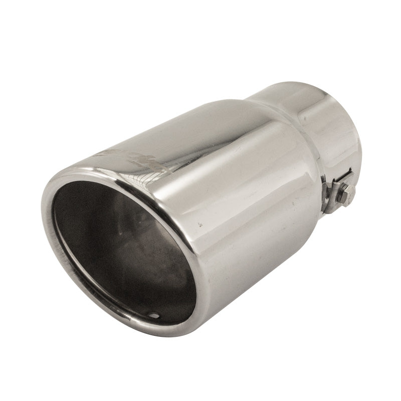 Simoni Racing, ändrör, Oval/Sned Inox - 77x72xL140mm - Installation ->62mm