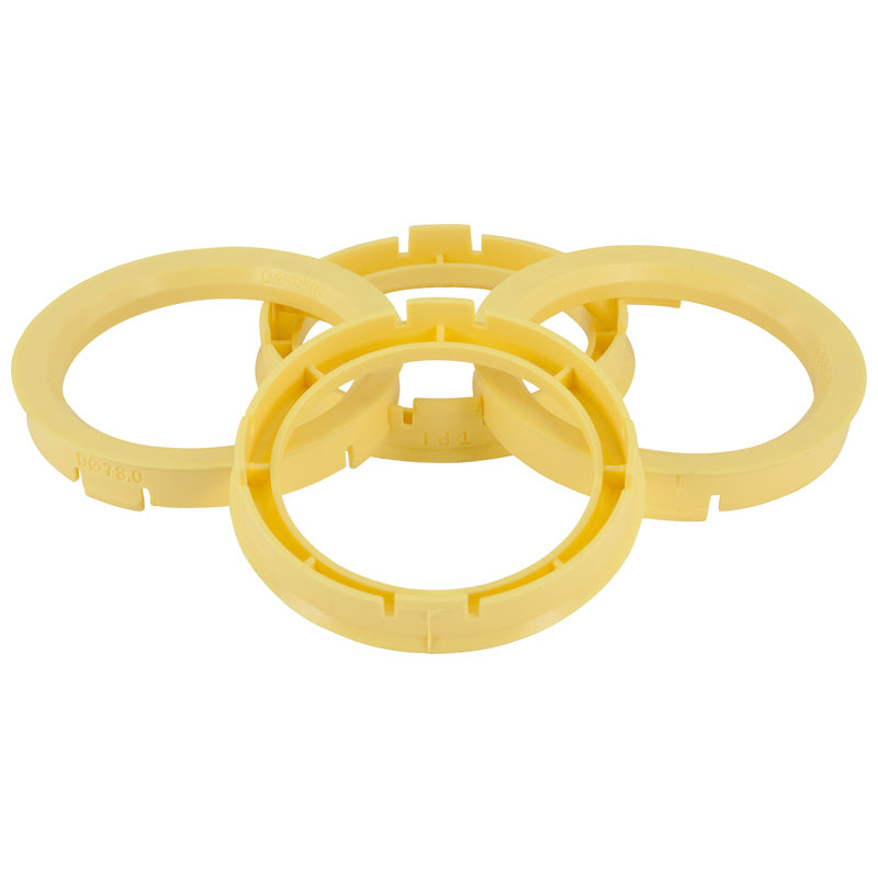 TPI, Centreringsringar, 70,1->58,1mm - Citrongul