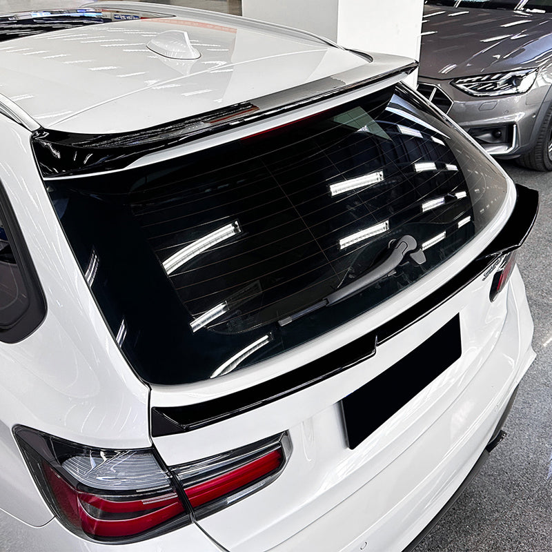 AutoStyle Lower mid rear spoiler suitable for BMW 3-Series F31 Touring 2012-2019 (ABS Glossy Black)