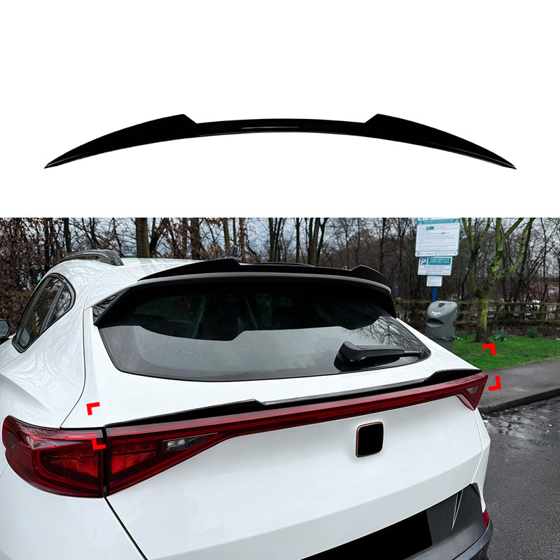 AutoStyle, Midterste Underlæbe, Blank Sort, passer til Cupra Formentor (2020-2024) & Facelift (2024-)