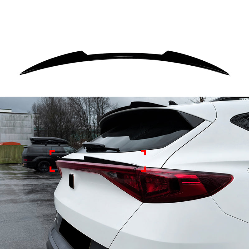 AutoStyle, Midterste Underlæbe, Blank Sort, passer til Cupra Formentor (2020-2024) & Facelift (2024-)