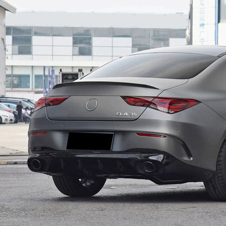 AutoStyle, Bagspoiler, Glossy Black, passer til Mercedes CLA C118 Coupe (2019-2025)
