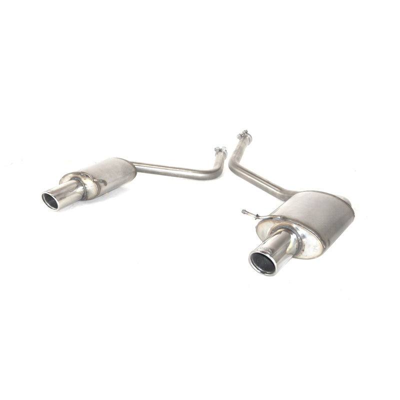 Ulter Sport Dubbelt sportavgassystem Rostfritt Stål Passar Audi A4 1.8 120kW Avant 1997-2001 90mm